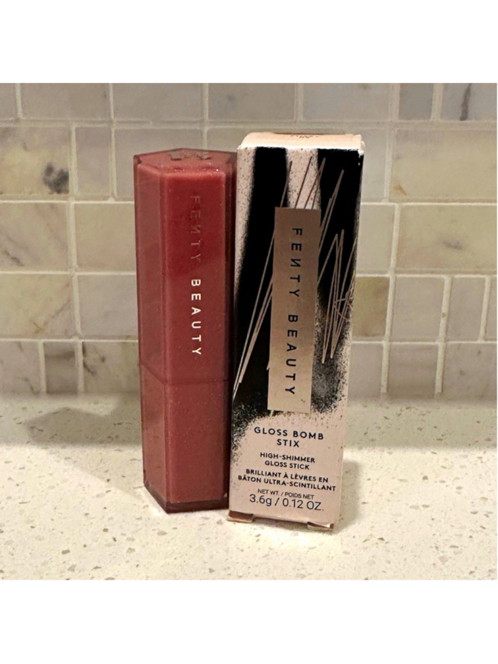 Fenty Beauty Gloss Bomb Stix High-Shimmer Gloss Stick ~ Fussy 02 | 0.12oz